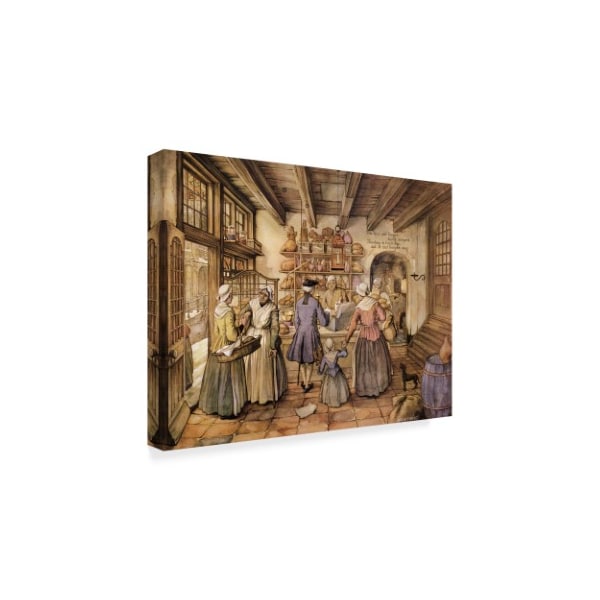 Anton Pieck 'Town Store' Canvas Art,24x32